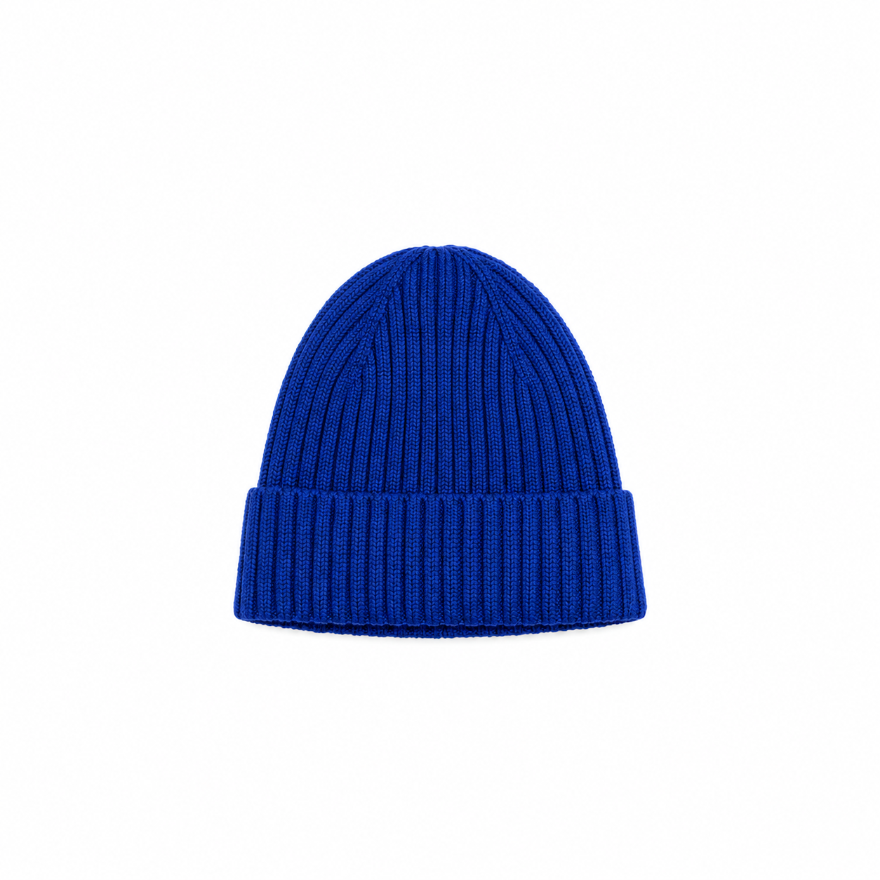 Blauwe beanie (0-2 M)